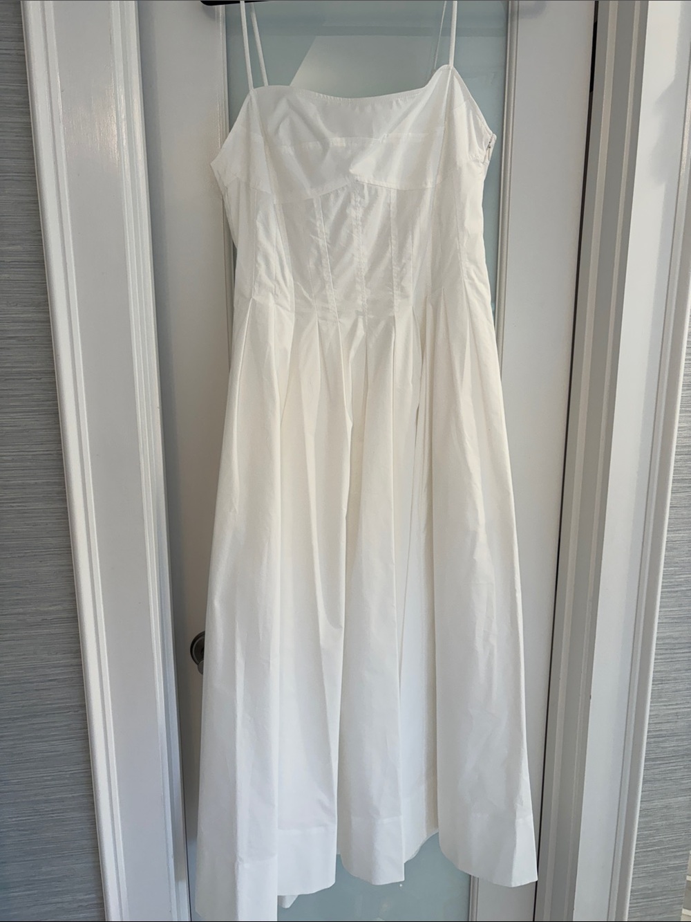 Simkhai White Spaghetti-Strap Dress